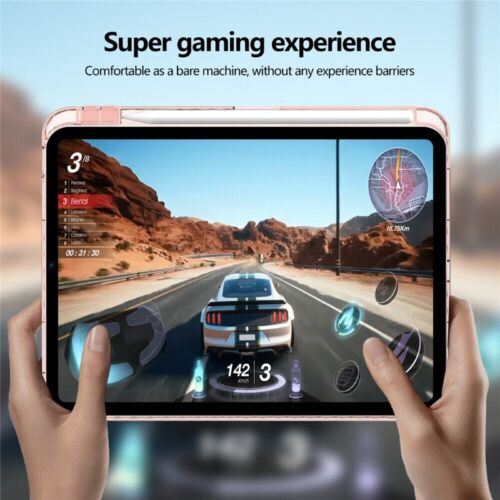 For iPad 7/8/9/10/11th Gen Air Pro 11 13" Heavy Duty Shockproof Clear Case Cover - Picture 36 of 62