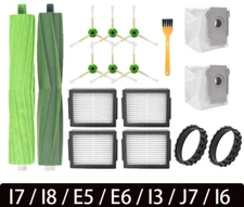 For I7 E5 I3 I6 Robot Vacuum Cleaner Accessories Main Side Brush Spare Parts 