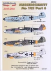 Lifelike Decals 1/48 MESSERSCHMITT Me-109 Fighter Part 6