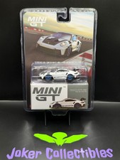Mini GT #853 Porsche 911 992 GT3 RS Weissach Package White with Indigo Blue