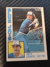 1984 Topps Traded - Rick Leach #71-T Toronto Blue Jays 