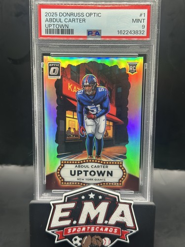 Abdul Carter #1 2025 Panini Donruss Optic Uptown card