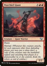 1 x Warchief Giant - Mystery Booster / The List - Light Play - MTG