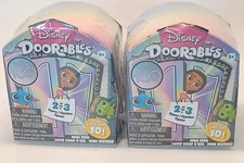 Lot Of 2 Disney Doorables Series 10 Mini Peek Blind Box 2 or 3 Figures Per Pack?