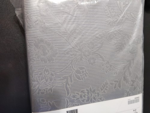 Cortinas Ikea 57" x 98" GRIS 2 Tonos Jacquard Poliéster Pesado Blekviva Nuevo en Paquete - Imagen 9 de 9