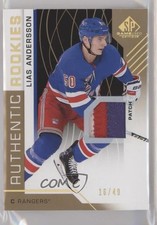 2018 SP Game Used Gold Spectrum Premium Material 16/49 Lias Andersson #102 i9k