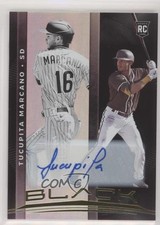 2021 Panini Chronicles Black Auto Tucupita Marcano #8 Auto 4b1