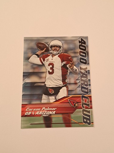 2014 Topps Football Carson Palmer 4000 Yard Club In Toploader - Picture 3 of 3