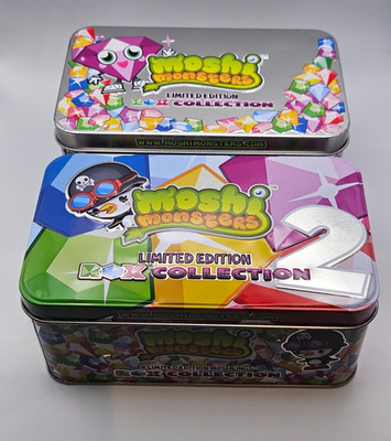 Moshi Monsters ROX Sammlung 1 & 2 Dosen KOMPLETT Sets 16 Moshlings Figuren selten