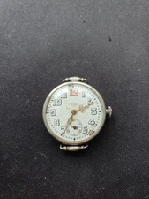 Antique 100 Years Old WW1 Universal Genève Trench Silver Case Watch