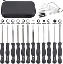 Motorcycle Carburetor Tool Set 12pcs Adjustable Wrench w/ Storage Bag Steel US