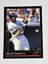 1992 Leaf Baseball Gold Leaf Stars Insert #16 of 33 Frank Thomas
