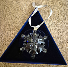 Swarovski Annual Edition 2012 Crystal Snowflake Hanging Ornament Clear Box