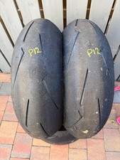 2 x Pirelli Diablo Supercorsa V4 Motorcycle Race Track Tyres 200/60-17 SC1
