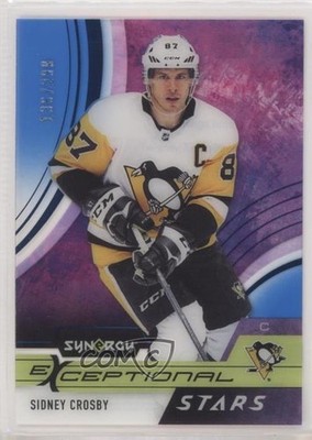 2021 Upper Deck Synergy Exceptional Stars Blue 136/299 Sidney Crosby #ES-SC 7yx
