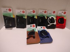 Lot Of 8 Folding Sunglasses 4 Blacks, White, Red, Brown, And Blue