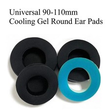 90-110mm Headphone Earpad Cushion Cover For Universal Cooling Gel Round Earmuffs