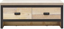 Image of BOSTON 2 DRAWER COFFEE TABLE OAK loft studio apartment furniture