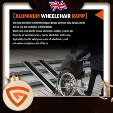 Telescopic Ramps PAIR 5ft Longer Lip Telescopic (0.9m - 1.5m) Folding Portable