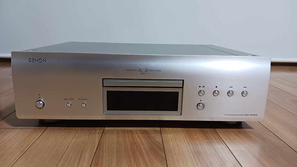 DENON DCD-1600NE Silver SUPER AUDIO CD PLAYER AGP15200605044 With