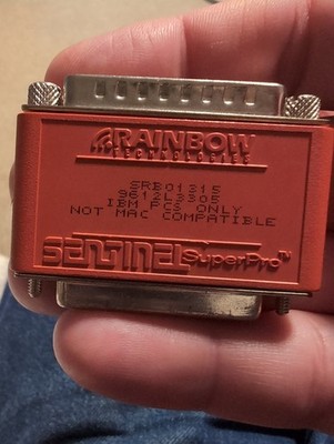 Rainbow Sentinel SuperPro dongle SRB01315 - Spectra Precision - Hardware Lic Key