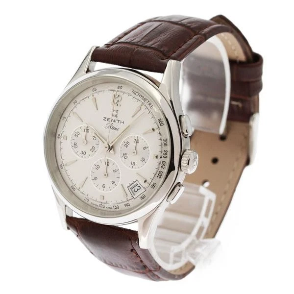 Zenith — Zenith El Primero Prime 90/01-0010.420 38mm Silver Dial Manual Wind Watch #C5616