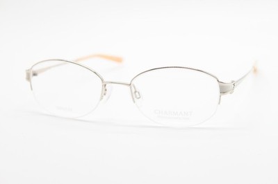 NEW CHARMANT TITANIUM CH12101 WP WHITE PEARL AUTHENTIC EYEGLASSES 53-19