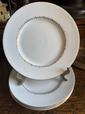 ROYAL TUSCAN/ TUSCAN GOLDEN FERN SALAD PLATE- 8 1/4'' -1202G Total Of 4 Plates