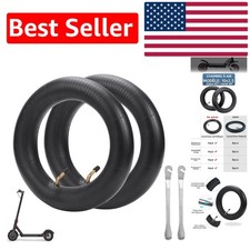 2-Pack 10x2.50 Puncture-Resistant Inner Tubes with Tire Levers for Scooters