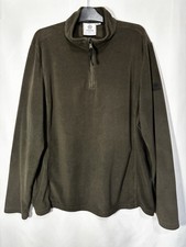 Men’s Tog 24 1/4 Zip Khaki Fleece Top Size XXL