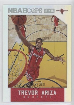 2015-16 Panini NBA Hoops Silver 35/299 Trevor Ariza #130 d8g