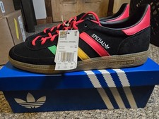 Adidas Handball Spezial Bob Marley HQ9437 Black Rasta Size 13 Deadstock NEW