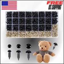 Safety Eyes, 3 Sizes for Crocheting W Washers, for Amigurumi Stuffed Animal