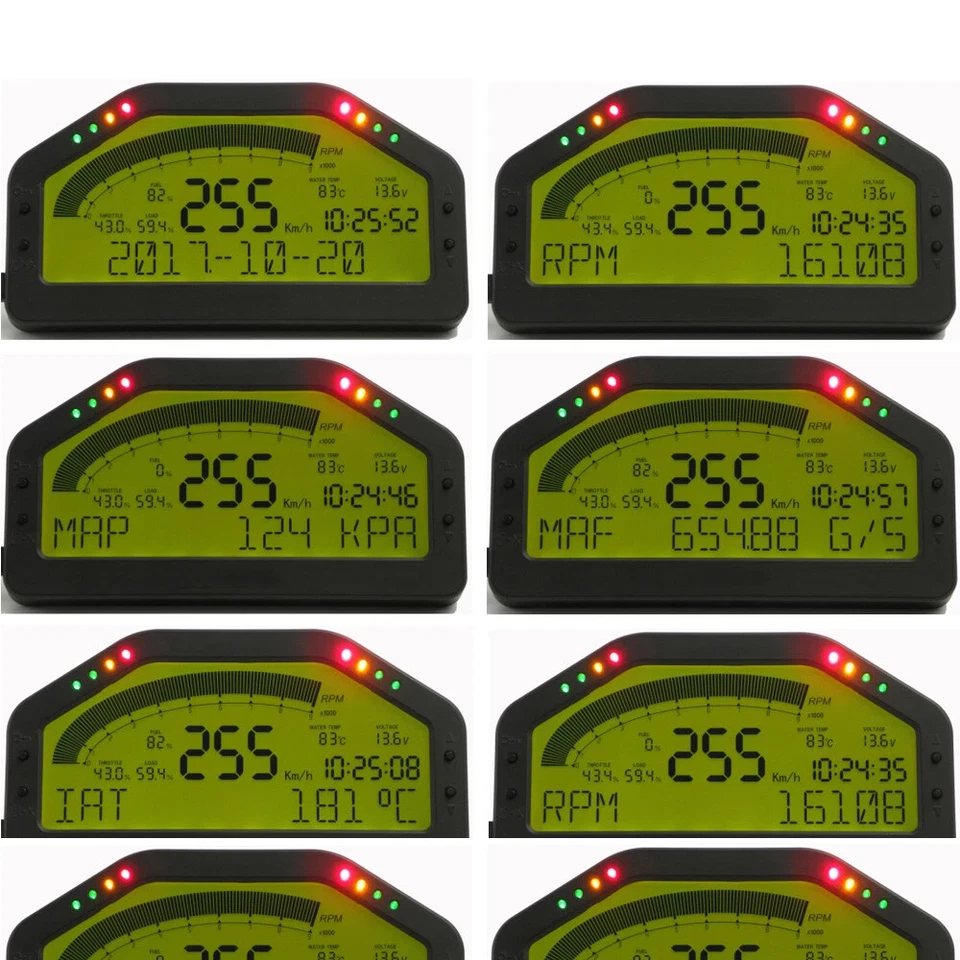 9in1 Multi-Function OBDll Gauge Bluetooth Dashboard Full Sensor Kit Tachometer - Image 2 of 4