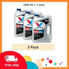 (3 pack) Valvoline VR1 Racing Motor Oil SAE 20W-50
