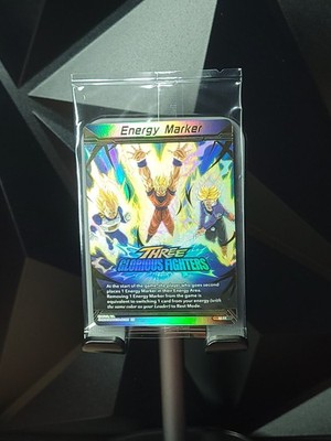 Energy Marker Three Glorious Fighters M-54 GOLD DBS Master BT30 SEALED *MT*