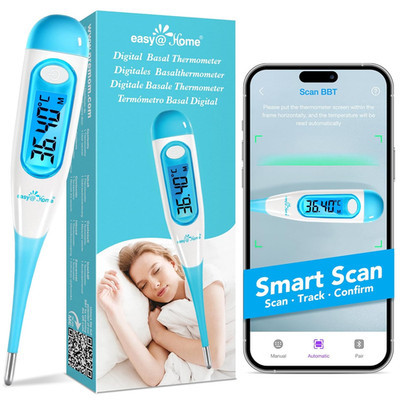 Easy@Home Basalthermometer Fruchtbarkeitsthermometer Ovulationstest Zur Zyklusko