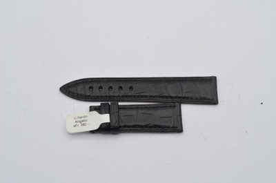 ULYSSE NARDIN LEDER ARMBAND 18MM FÜR DORNSCHLIESSE 16MM 18-16 SCHWARZ NEU