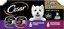 Cesar Classic Loaf in Sauce Adult Wet Dog Food Backyard Cookout, Grilled... 