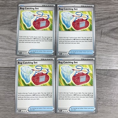 4x Bug Catching Set - 102/131 - SV: Prismatic Evolutions Pokemon Playset x4