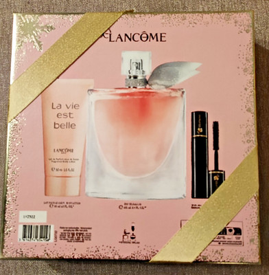 Parfum Lancom La vie est belle 100 ml Geschenkbox mit Body Lotion Wimperntusche
