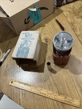 Vintage JUSTRITE Flashlight 6Volt SEARCHLIGHT  Model 2305-1 In Box Mining 