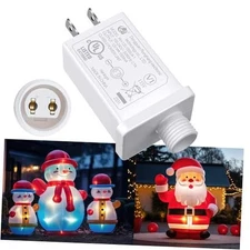  1 Pack Replacement Yard Inflatable Adapter, 12V 1.5A as the picture shown