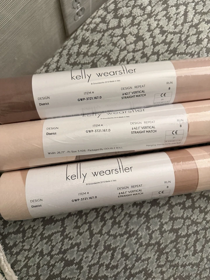 Papel pintado Kelly Wearstler District - 3 rollos dobles (~ 200 pies cuadrados) - 10 yardas cada uno Foto 4 de 4