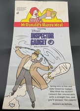 1999 McDonald's Happy Meal Bag-Disney's Inspector Gadget