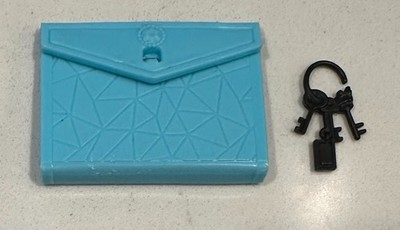 Monster High Abbey Bominable G1 Picture Day Black Keys & Blue Folder Binder