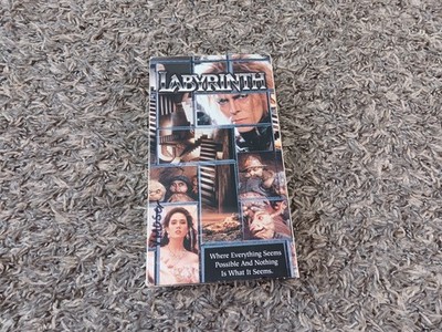 Labyrinth VHS 1986 David Bowie Jennifer Connelly Jim Henson Fantasy Puppets 80s