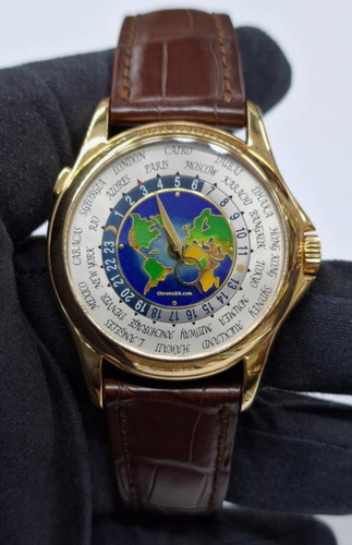Patek Philippe World Time 5131j-001. Yellow Gold preowned 