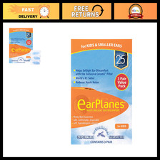 Children's Ear Plugs for Airplane Travel - 3 Pair BONUS Pack, Noise Reduction Ea