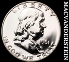 1961 Silver Franklin Half Dollar - Choice Gem Proof  Lustrous  #G8253